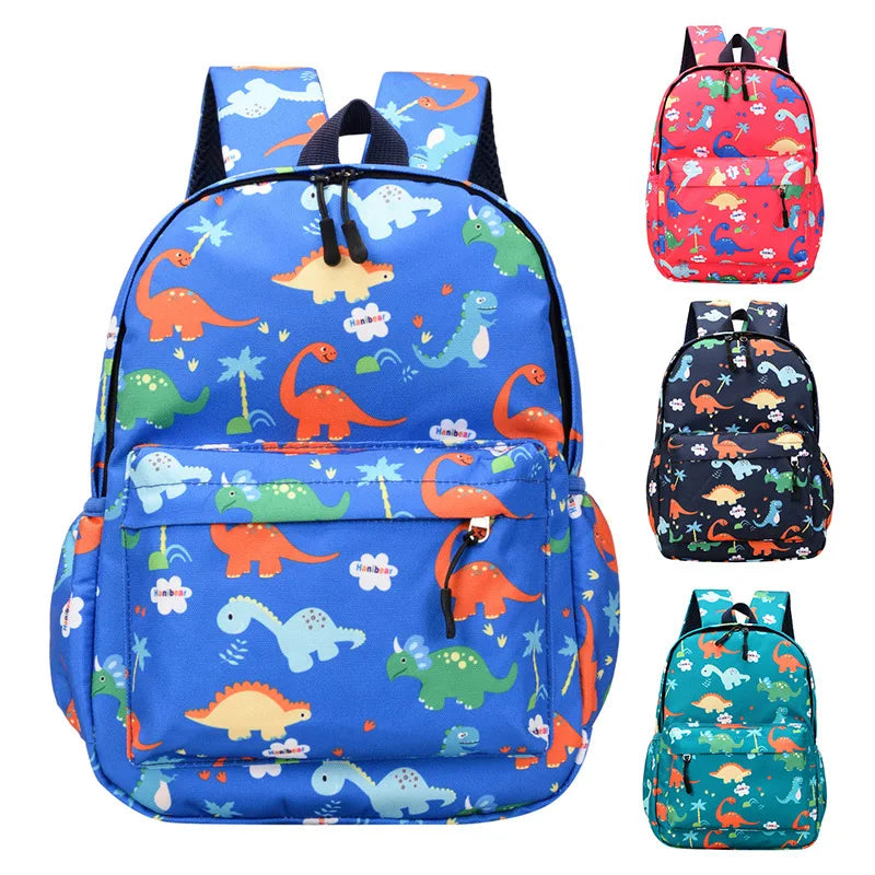 Mochila Infantil Escolar Design Dinossauro Estilo Coreano