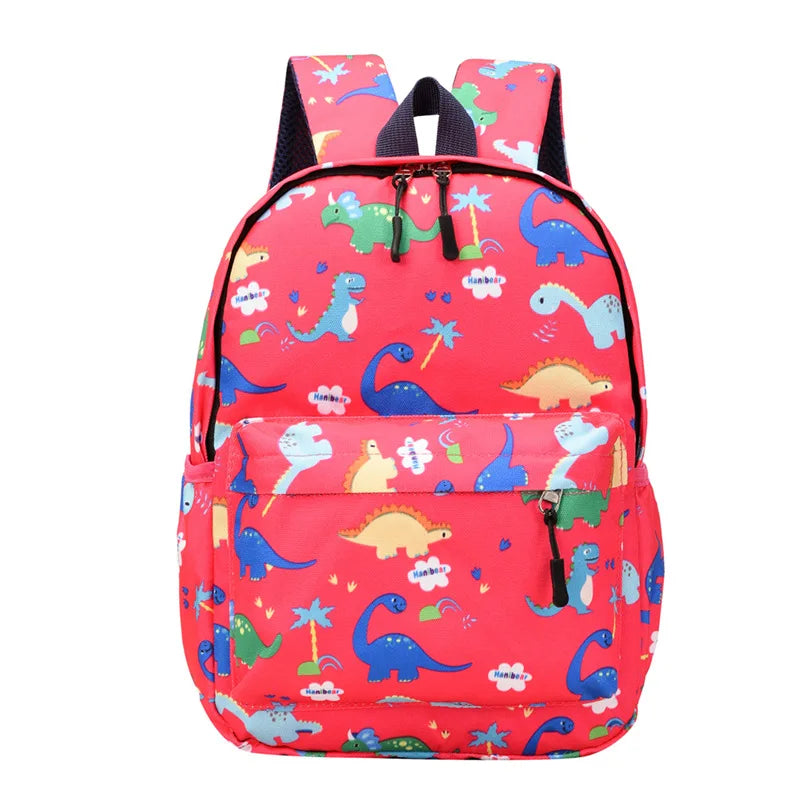 Mochila Infantil Escolar Design Dinossauro Estilo Coreano