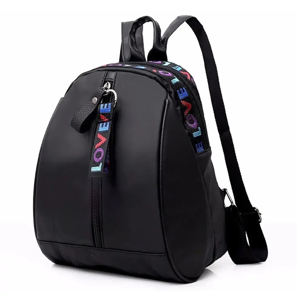 Mini Mochila Feminina em Oxford Multifuncional Compartimento para Celular